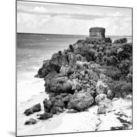 ¡Viva Mexico! Square Collection - Tulum Ruins along Caribbean Coastline XII-Philippe Hugonnard-Mounted Photographic Print