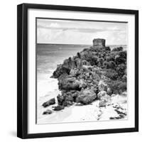 ¡Viva Mexico! Square Collection - Tulum Ruins along Caribbean Coastline XII-Philippe Hugonnard-Framed Photographic Print