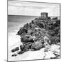 ¡Viva Mexico! Square Collection - Tulum Ruins along Caribbean Coastline XII-Philippe Hugonnard-Mounted Photographic Print