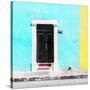 ¡Viva Mexico! Square Collection - Turquoise and Yellow Facade - Campeche-Philippe Hugonnard-Stretched Canvas