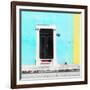 ¡Viva Mexico! Square Collection - Turquoise and Yellow Facade - Campeche-Philippe Hugonnard-Framed Photographic Print