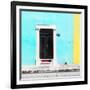 ¡Viva Mexico! Square Collection - Turquoise and Yellow Facade - Campeche-Philippe Hugonnard-Framed Photographic Print