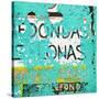 ¡Viva Mexico! Square Collection - Turquoise Grunge Wall-Philippe Hugonnard-Stretched Canvas