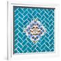 ¡Viva Mexico! Square Collection - Turquoise Mosaics-Philippe Hugonnard-Framed Photographic Print