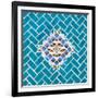 ¡Viva Mexico! Square Collection - Turquoise Mosaics-Philippe Hugonnard-Framed Photographic Print