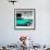 ¡Viva Mexico! Square Collection - Turquoise VW Beetle Car & Peace Symbol-Philippe Hugonnard-Framed Photographic Print displayed on a wall