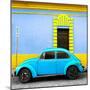 ¡Viva Mexico! Square Collection - Turquoise VW Beetle - San Cristobal-Philippe Hugonnard-Mounted Photographic Print