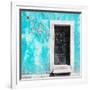 ¡Viva Mexico! Square Collection - Turquoise Wall of Silence-Philippe Hugonnard-Framed Photographic Print