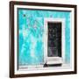 ¡Viva Mexico! Square Collection - Turquoise Wall of Silence-Philippe Hugonnard-Framed Photographic Print