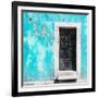 ¡Viva Mexico! Square Collection - Turquoise Wall of Silence-Philippe Hugonnard-Framed Photographic Print