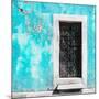 ¡Viva Mexico! Square Collection - Turquoise Wall of Silence-Philippe Hugonnard-Mounted Photographic Print