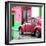 ¡Viva Mexico! Square Collection - VW Beetle and Pink Wall II-Philippe Hugonnard-Framed Photographic Print