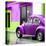 ¡Viva Mexico! Square Collection - VW Beetle and Purple Wall II-Philippe Hugonnard-Stretched Canvas