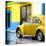 ¡Viva Mexico! Square Collection - VW Beetle and Yellow Wall II-Philippe Hugonnard-Stretched Canvas