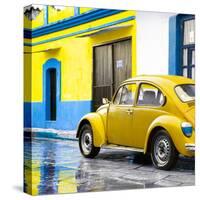 ¡Viva Mexico! Square Collection - VW Beetle and Yellow Wall-Philippe Hugonnard-Stretched Canvas