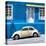 ¡Viva Mexico! Square Collection - VW Beetle Car and Blue Wall-Philippe Hugonnard-Stretched Canvas