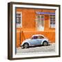 ¡Viva Mexico! Square Collection - VW Beetle Car and Orange Wall-Philippe Hugonnard-Framed Photographic Print