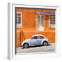 ¡Viva Mexico! Square Collection - VW Beetle Car and Orange Wall-Philippe Hugonnard-Framed Photographic Print