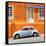 ¡Viva Mexico! Square Collection - VW Beetle Car and Orange Wall-Philippe Hugonnard-Framed Stretched Canvas