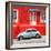 ¡Viva Mexico! Square Collection - VW Beetle Car and Red Wall-Philippe Hugonnard-Framed Photographic Print