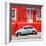 ¡Viva Mexico! Square Collection - VW Beetle Car and Red Wall-Philippe Hugonnard-Framed Photographic Print