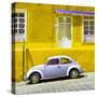 ¡Viva Mexico! Square Collection - VW Beetle Car and Yellow Wall-Philippe Hugonnard-Stretched Canvas