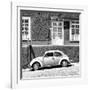 ¡Viva Mexico! Square Collection - VW Beetle Car B&W-Philippe Hugonnard-Framed Photographic Print