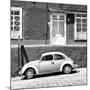 ¡Viva Mexico! Square Collection - VW Beetle Car B&W-Philippe Hugonnard-Mounted Photographic Print