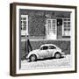 ¡Viva Mexico! Square Collection - VW Beetle Car B&W-Philippe Hugonnard-Framed Photographic Print