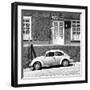 ¡Viva Mexico! Square Collection - VW Beetle Car B&W-Philippe Hugonnard-Framed Photographic Print