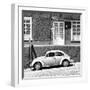 ¡Viva Mexico! Square Collection - VW Beetle Car B&W-Philippe Hugonnard-Framed Photographic Print