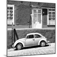 ¡Viva Mexico! Square Collection - VW Beetle Car B&W-Philippe Hugonnard-Mounted Photographic Print