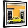 ¡Viva Mexico! Square Collection - VW Beetle Car - Gold & Yellow-Philippe Hugonnard-Framed Photographic Print