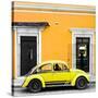 ¡Viva Mexico! Square Collection - VW Beetle Car - Gold & Yellow-Philippe Hugonnard-Stretched Canvas