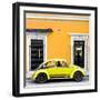 ¡Viva Mexico! Square Collection - VW Beetle Car - Gold & Yellow-Philippe Hugonnard-Framed Photographic Print