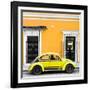 ¡Viva Mexico! Square Collection - VW Beetle Car - Gold & Yellow-Philippe Hugonnard-Framed Photographic Print