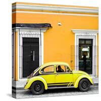 ¡Viva Mexico! Square Collection - VW Beetle Car - Gold & Yellow-Philippe Hugonnard-Stretched Canvas