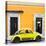 ¡Viva Mexico! Square Collection - VW Beetle Car - Gold & Yellow-Philippe Hugonnard-Stretched Canvas