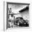 ¡Viva Mexico! Square Collection - VW Beetle Car in San Cristobal de Las Casas B&W-Philippe Hugonnard-Framed Photographic Print