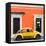 ¡Viva Mexico! Square Collection - VW Beetle Car - Orange & Gold-Philippe Hugonnard-Framed Stretched Canvas