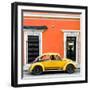 ¡Viva Mexico! Square Collection - VW Beetle Car - Orange & Gold-Philippe Hugonnard-Framed Photographic Print