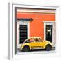 ¡Viva Mexico! Square Collection - VW Beetle Car - Orange & Gold-Philippe Hugonnard-Framed Photographic Print