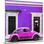 ¡Viva Mexico! Square Collection - VW Beetle Car - Purple & Deep Pink-Philippe Hugonnard-Mounted Photographic Print