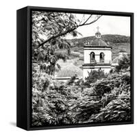 ¡Viva Mexico! Square Collection - White Church II-Philippe Hugonnard-Framed Stretched Canvas