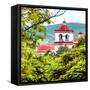 ¡Viva Mexico! Square Collection - White Church-Philippe Hugonnard-Framed Stretched Canvas