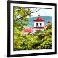 ¡Viva Mexico! Square Collection - White Church-Philippe Hugonnard-Framed Photographic Print