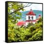 ¡Viva Mexico! Square Collection - White Church-Philippe Hugonnard-Framed Stretched Canvas