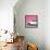 ¡Viva Mexico! Square Collection - White VW Beetle Car & Pink Wall-Philippe Hugonnard-Framed Stretched Canvas displayed on a wall