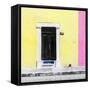 ¡Viva Mexico! Square Collection - Yellow and Pink Facade - Campeche-Philippe Hugonnard-Framed Stretched Canvas