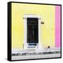 ¡Viva Mexico! Square Collection - Yellow and Pink Facade - Campeche-Philippe Hugonnard-Framed Stretched Canvas